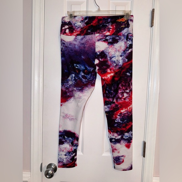 New Agstract Apparel leggings in vibrant colors, blue/white/red size XL - Picture 7 of 13